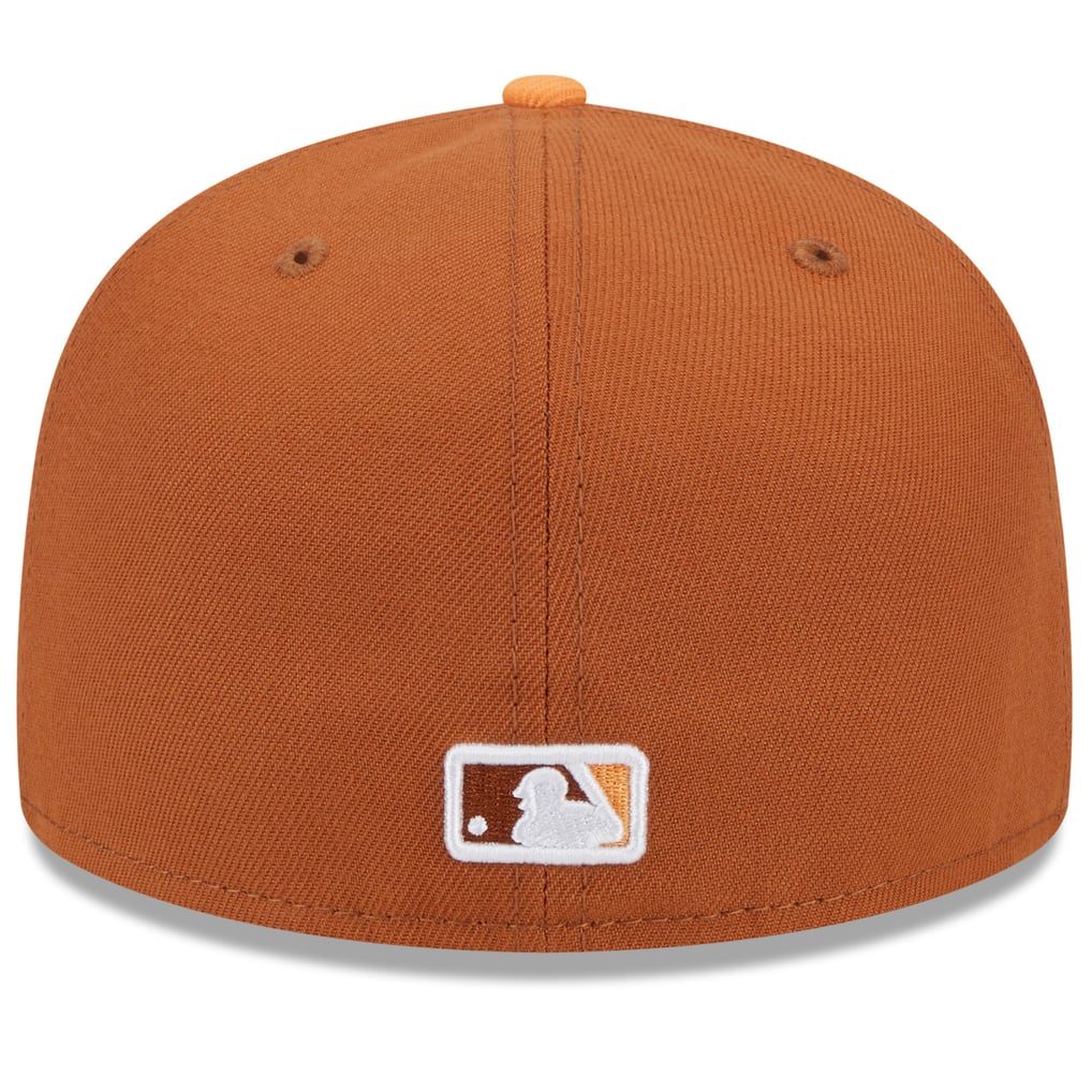 San Francisco Giants New Era Spring Color Basic Two-Tone 59FIFTY Fitted Hat - Brown/Orange