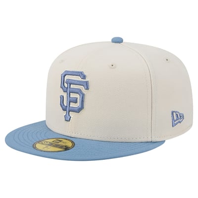 San Francisco Giants New Era Color Pack 59FIFTY Fitted Hat - Cream/Light Blue