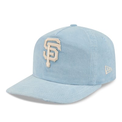 San Francisco Giants New Era Corduroy 19TWENTY Adjustable Hat - Light Blue