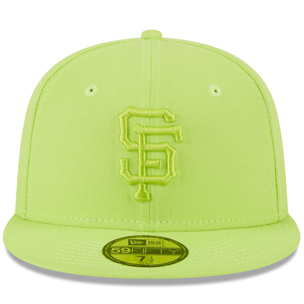 San Francisco Giants New Era 2023 Spring Color Basic 59FIFTY Fitted Hat - Neon Green