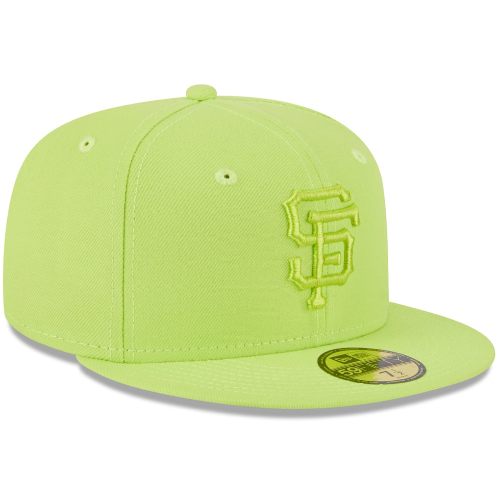 San Francisco Giants New Era 2023 Spring Color Basic 59FIFTY Fitted Hat - Neon Green