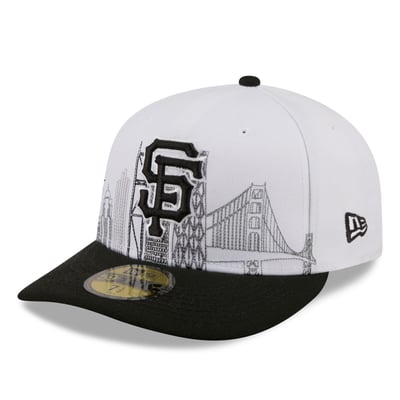 San Francisco Giants New Era City Skyline 59FIFTY Fitted Hat - White/Black