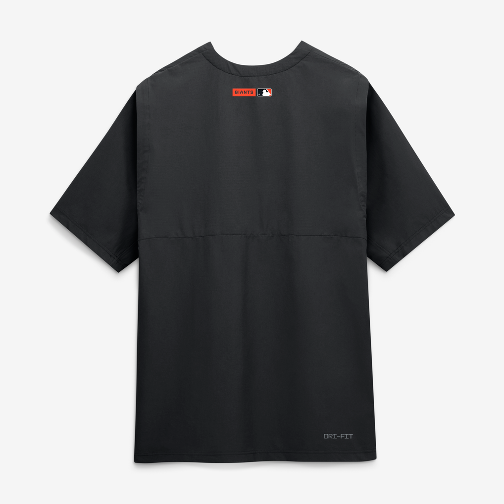 San Francisco Giants Nike Authentic Collection Dri-FIT Quarter-Zip Windshirt - Black