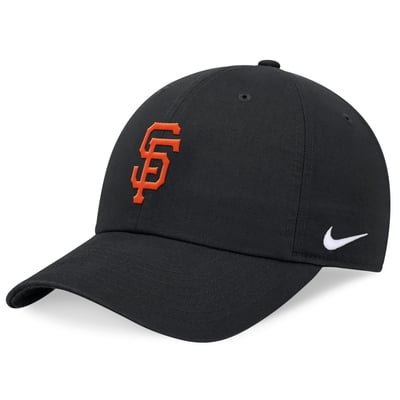 San Francisco Giants Nike Club Adjustable Hat - Black