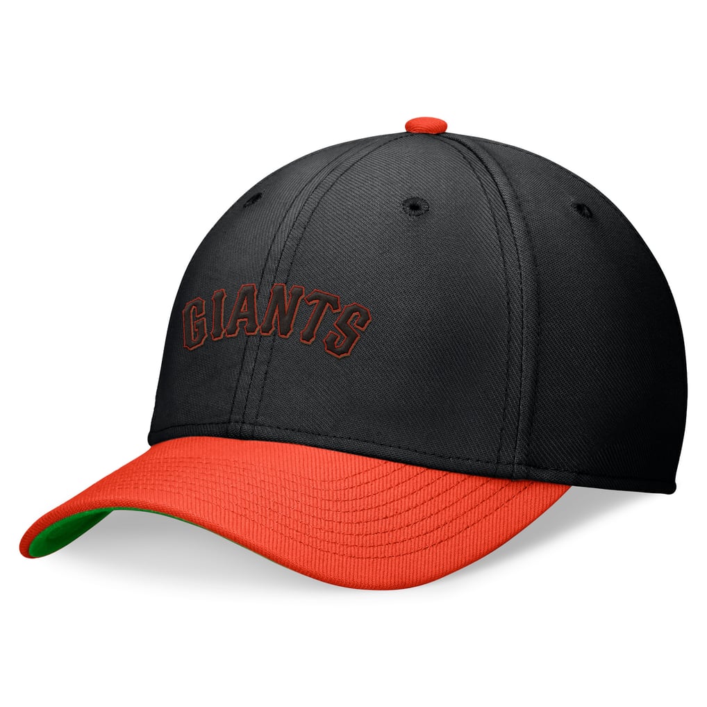 San Francisco Giants Nike Cooperstown Collection Rewind Swooshflex Performance Hat - Black/Orange