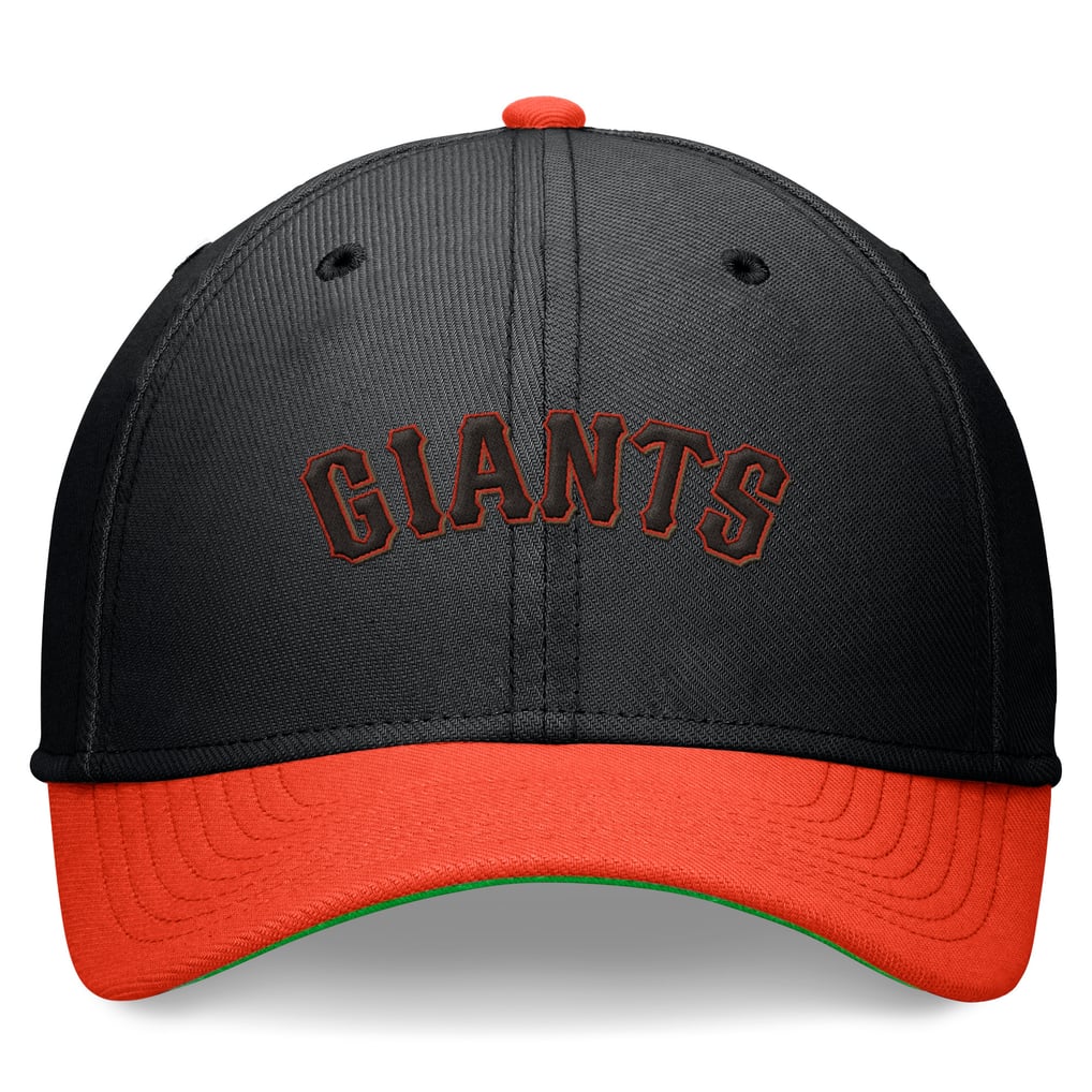San Francisco Giants Nike Cooperstown Collection Rewind Swooshflex Performance Hat - Black/Orange