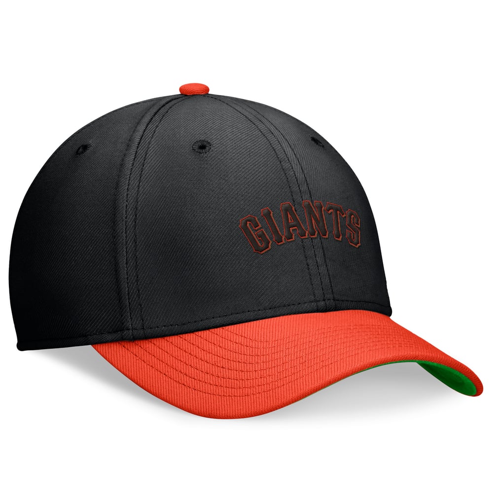 San Francisco Giants Nike Cooperstown Collection Rewind Swooshflex Performance Hat - Black/Orange