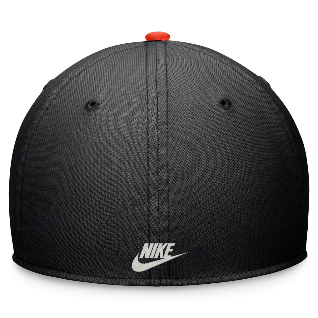 San Francisco Giants Nike Cooperstown Collection Rewind Swooshflex Performance Hat - Black/Orange