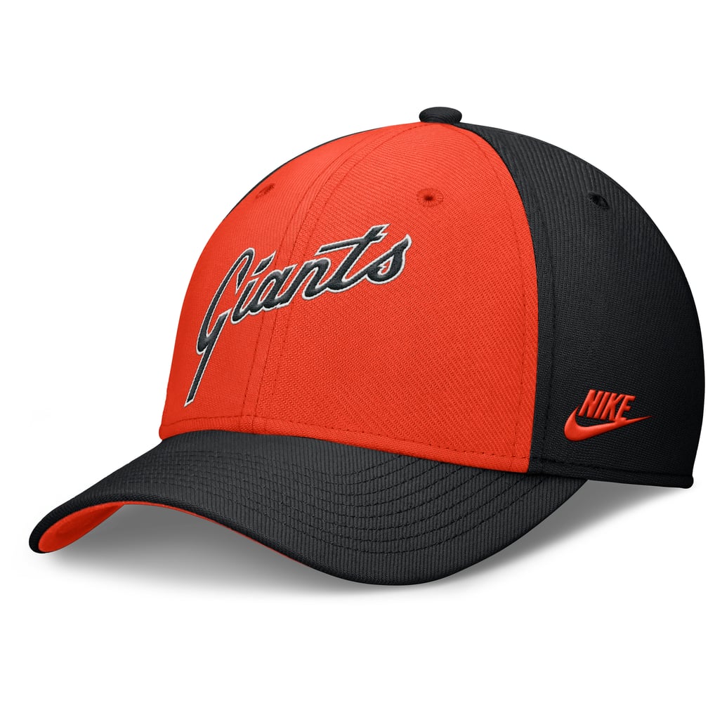San Francisco Giants Nike Rise Swoosh Performance Flex Hat - Black/Orange