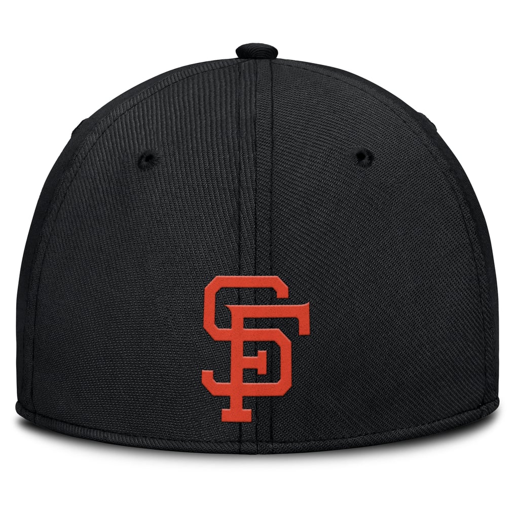 San Francisco Giants Nike Rise Swoosh Performance Flex Hat - Black/Orange