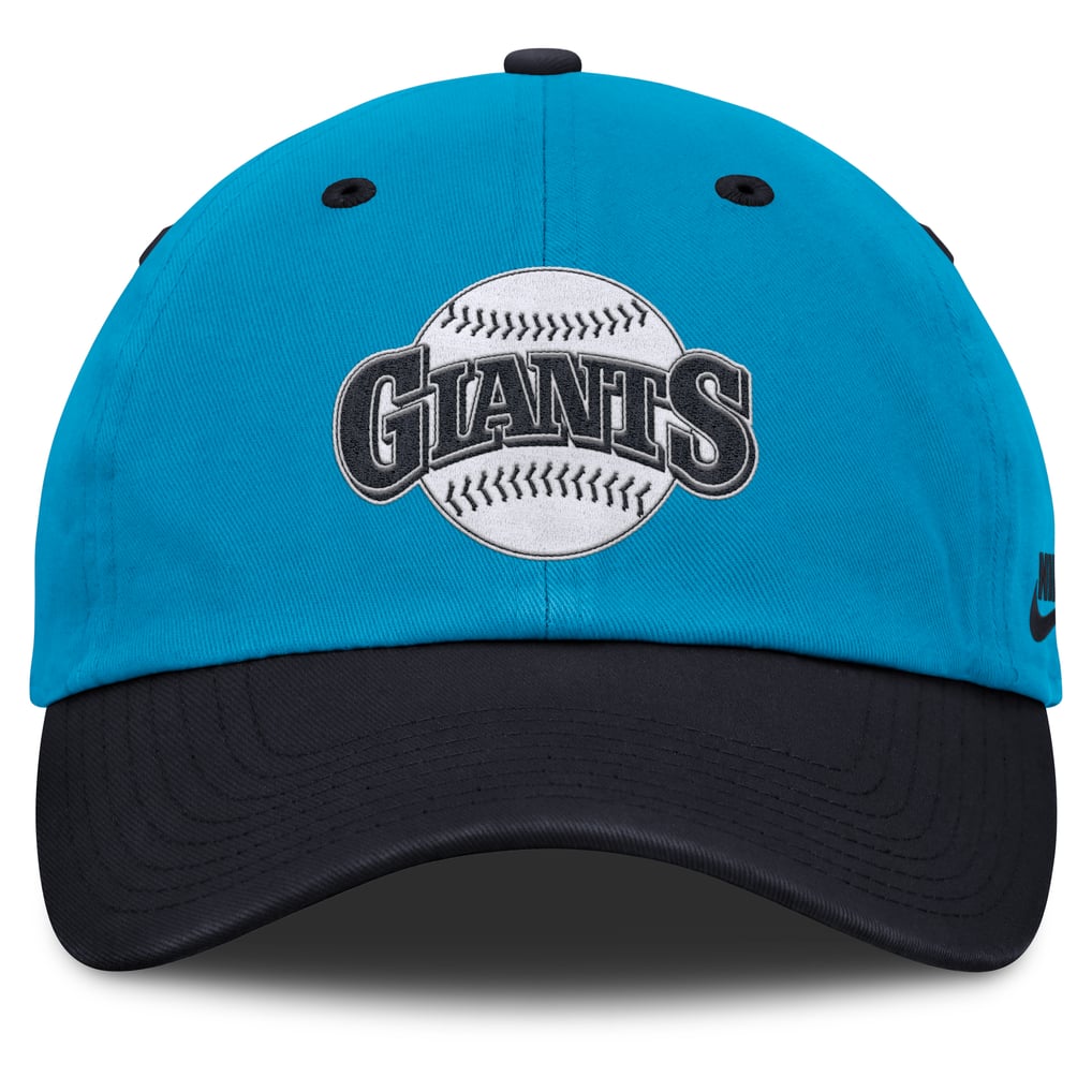 San Francisco Giants Nike Neon 90s Club Adjustable Hat - Blue/Navy
