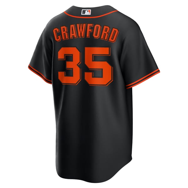 Brandon Crawford 2012 San Francisco Giants Men's Alt Orange World Series Jersey (Majestic, MLB)