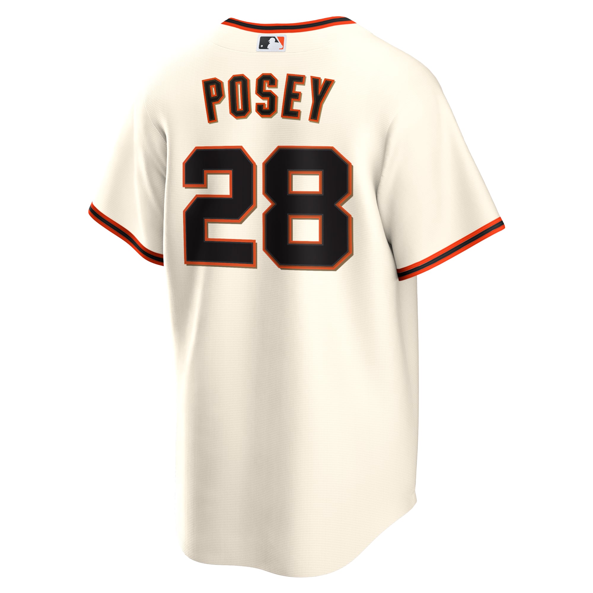 Men's San Francisco Giants Buster Posey Nike Cream Home Replica