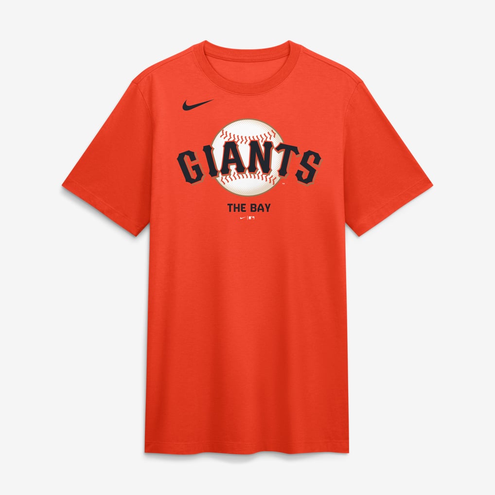  San Francisco Giants Nike Tri-Blend Logo T-Shirt - Orange