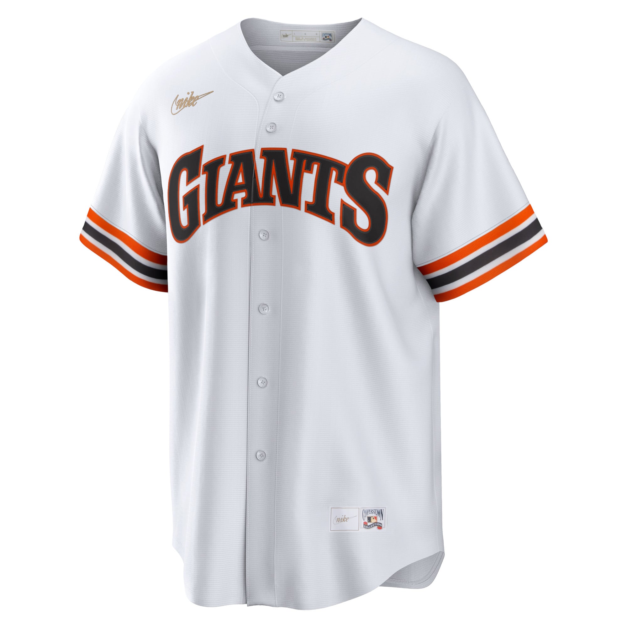 Men's San Francisco Giants Will Clark Nike White Home Cooperstown