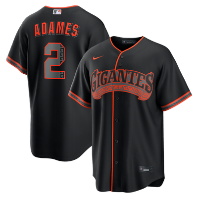 Willy Adames San Francisco Giants Nike Alternate 2 Replica Jersey - Black