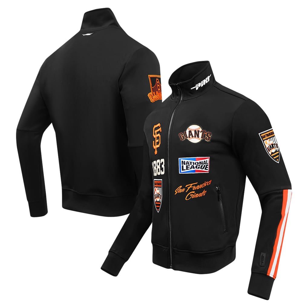 San Francisco Giants Pro Standard Fast Lane Full-Zip Track Jacket - Black