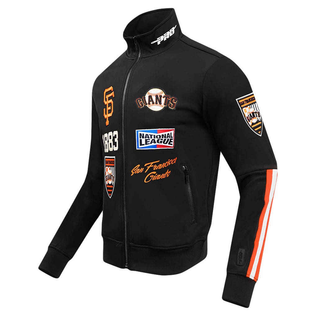 San Francisco Giants Pro Standard Fast Lane Full-Zip Track Jacket - Black