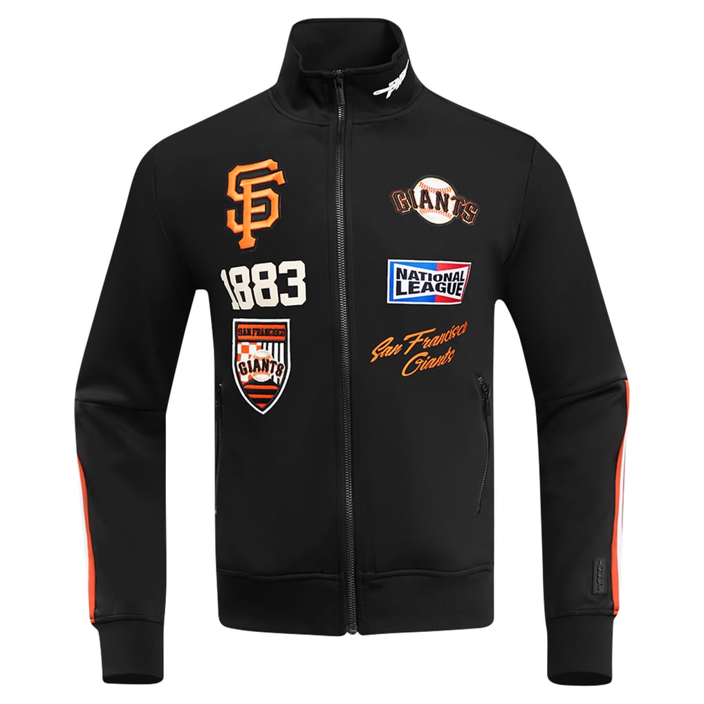 San Francisco Giants Pro Standard Fast Lane Full-Zip Track Jacket - Black