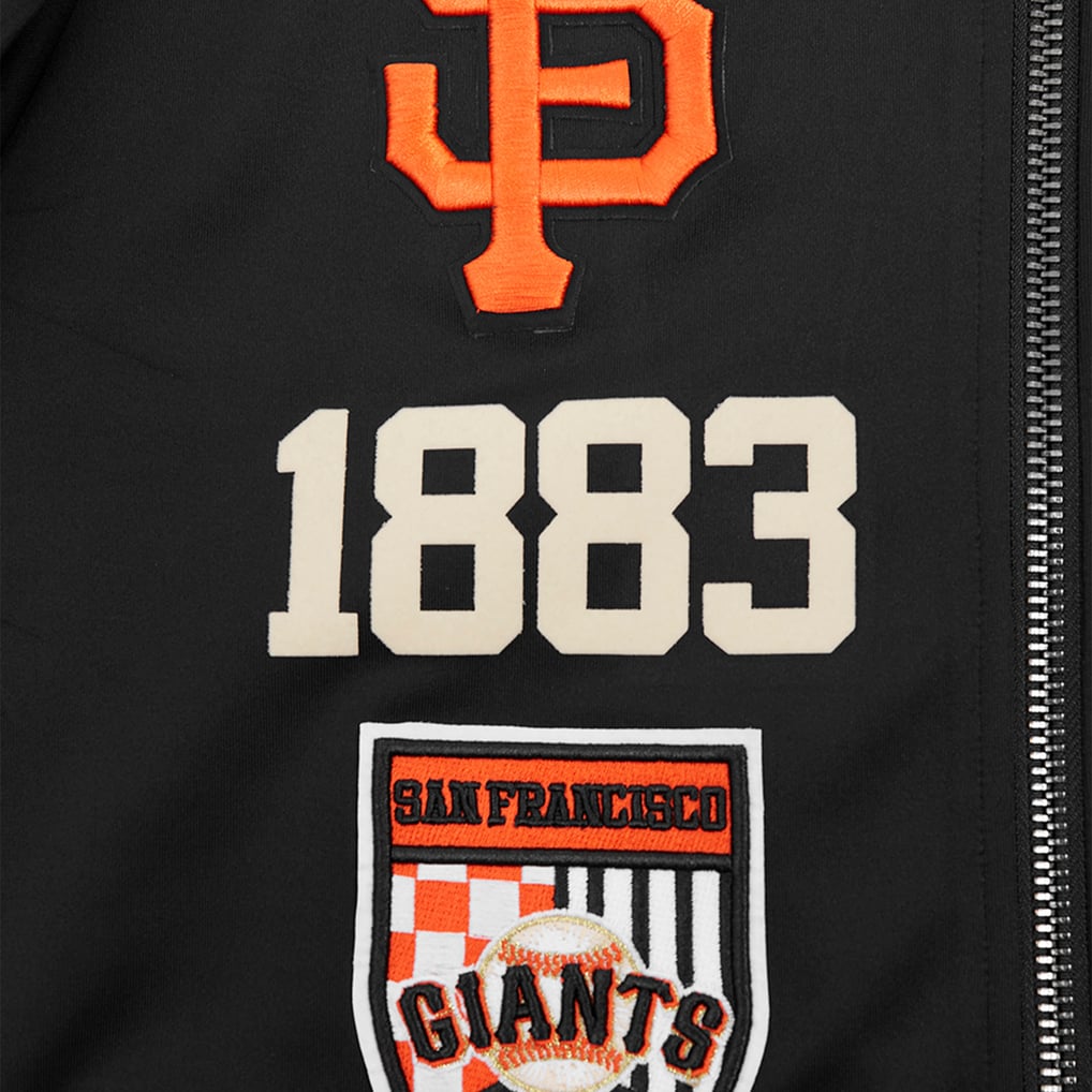 San Francisco Giants Pro Standard Fast Lane Full-Zip Track Jacket - Black