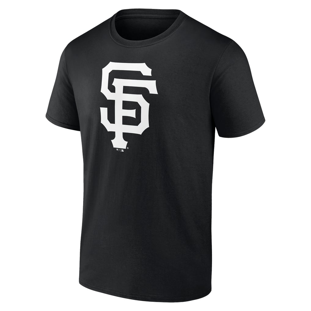 San Francisco Giants Monochrome Personalized Name & Number T-Shirt - Black