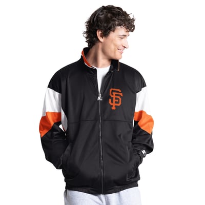 San Francisco Giants Starter Legacy Full-Zip Track Jacket - Black