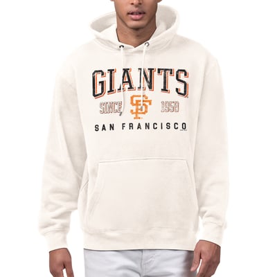  San Francisco Giants Starter Established Logo Fleece Hoodie - Cream