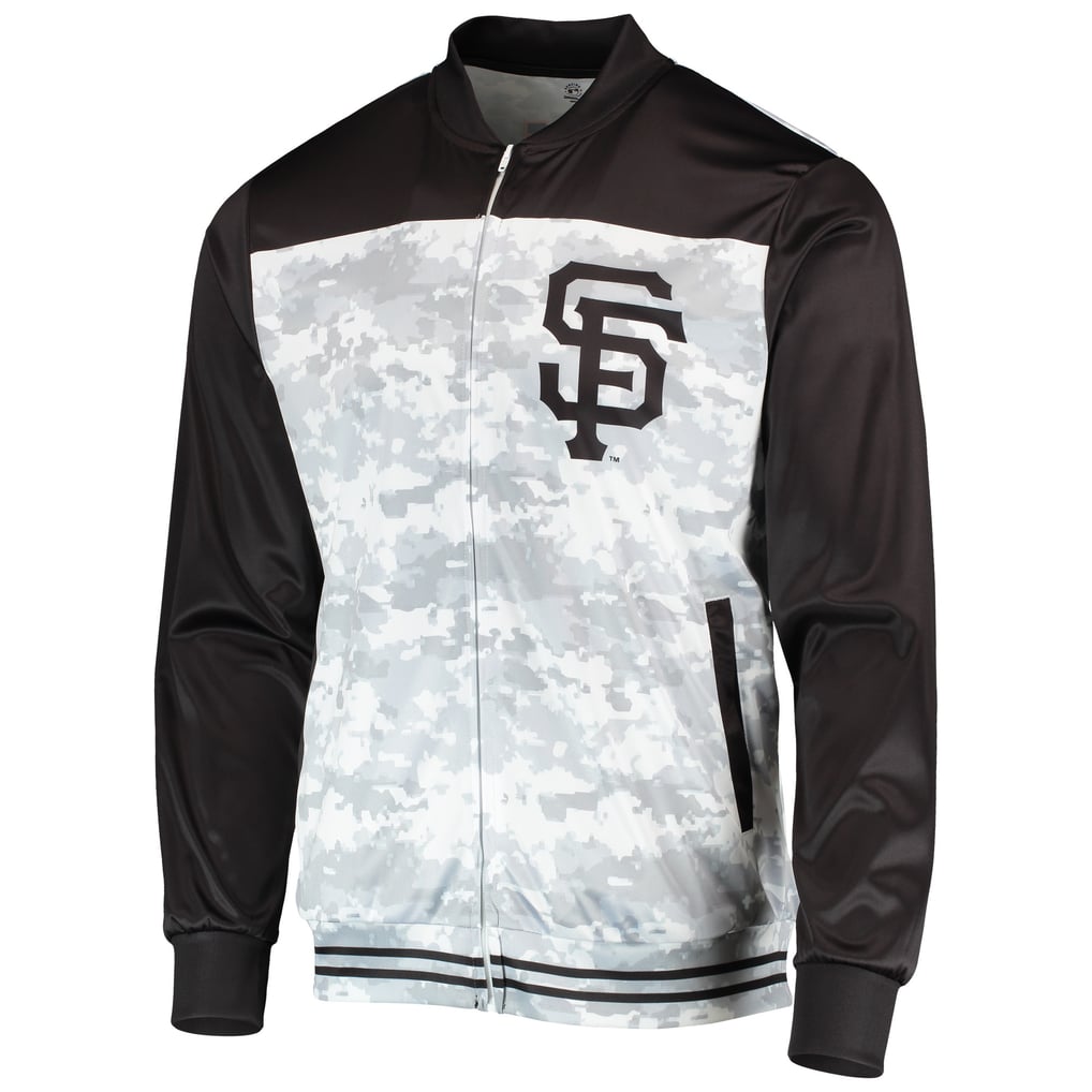 San Francisco Giants Stitches Camo Full-Zip Jacket - Black