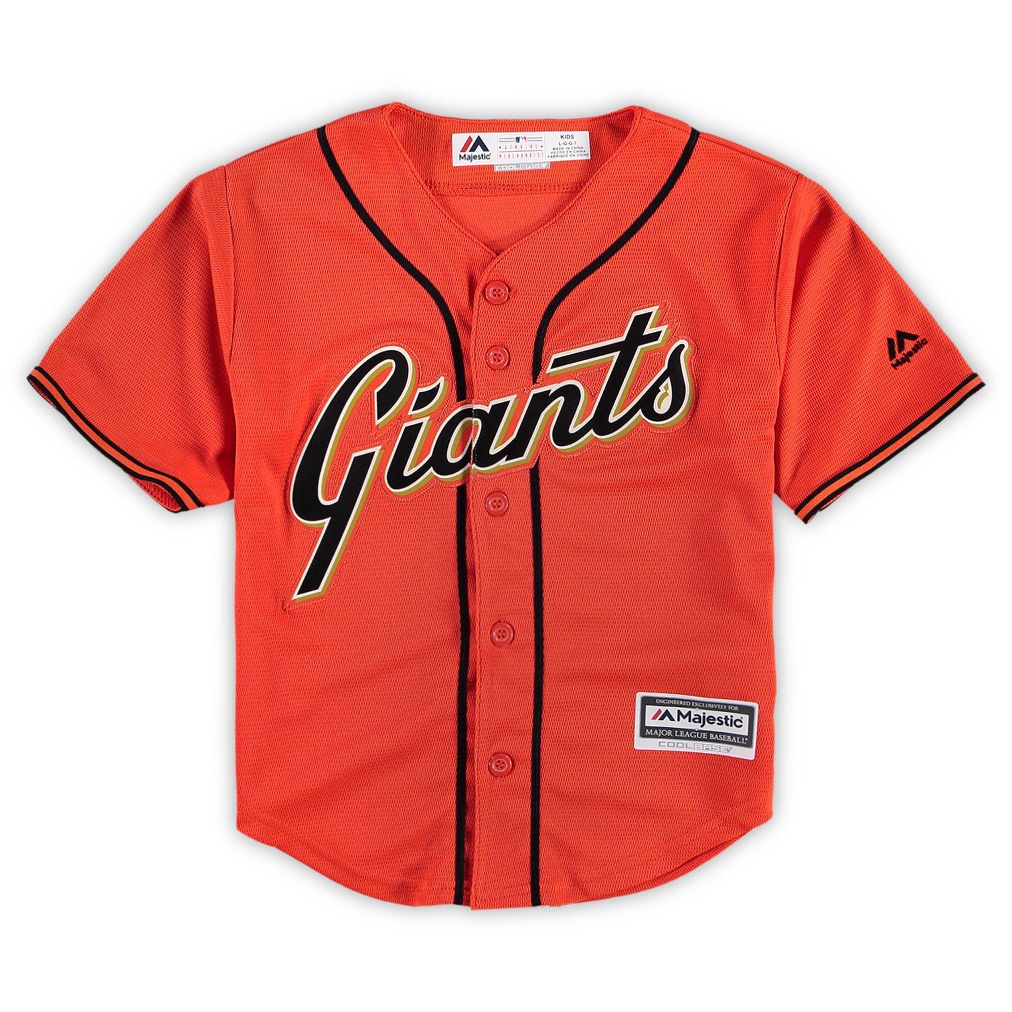 Preschool & Toddler San Francisco Giants Majestic Orange Script