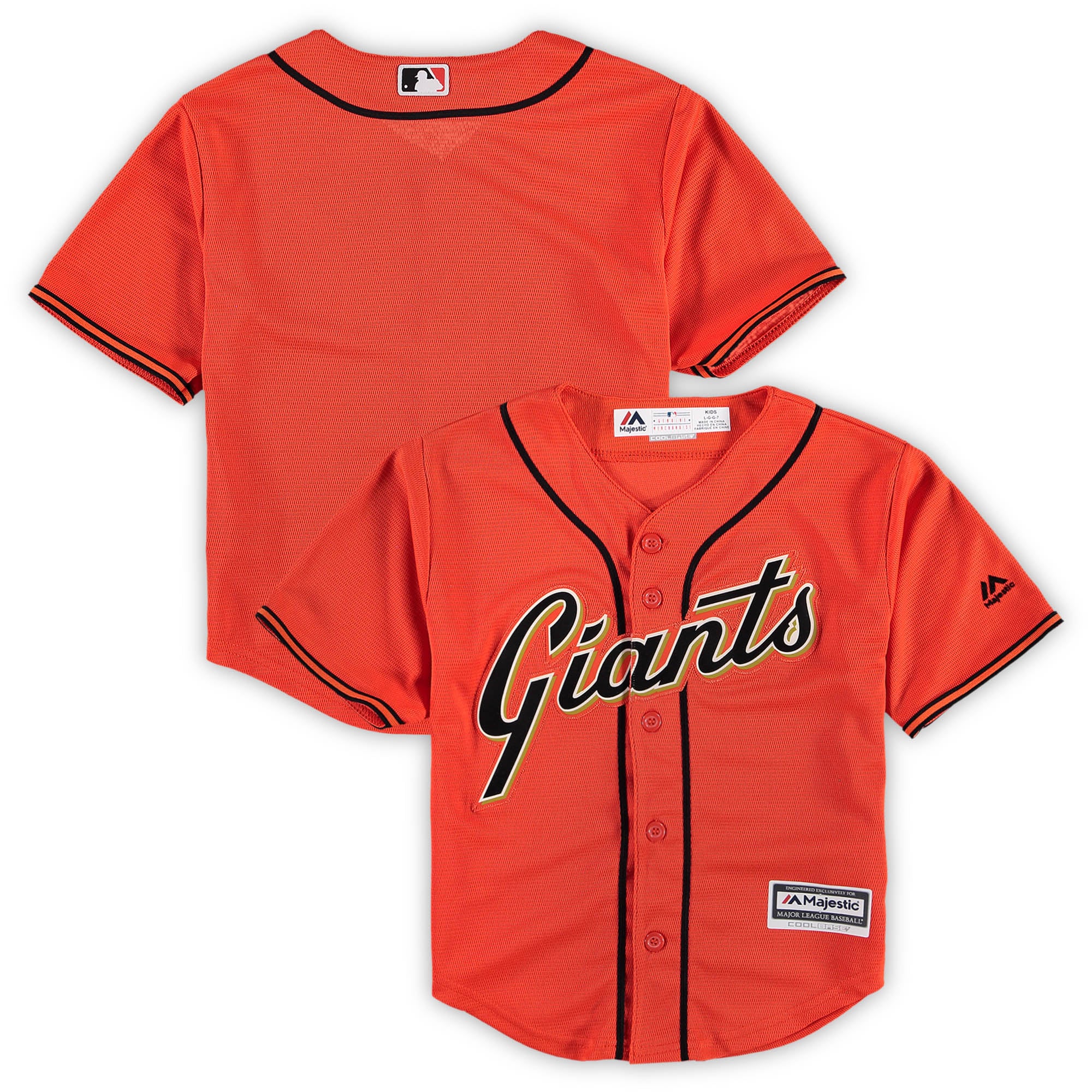 Preschool & Toddler San Francisco Giants Majestic Orange Script