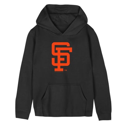  San Francisco Giants Mitchell & Ness Preschool Retro Logo Hoodie - Black