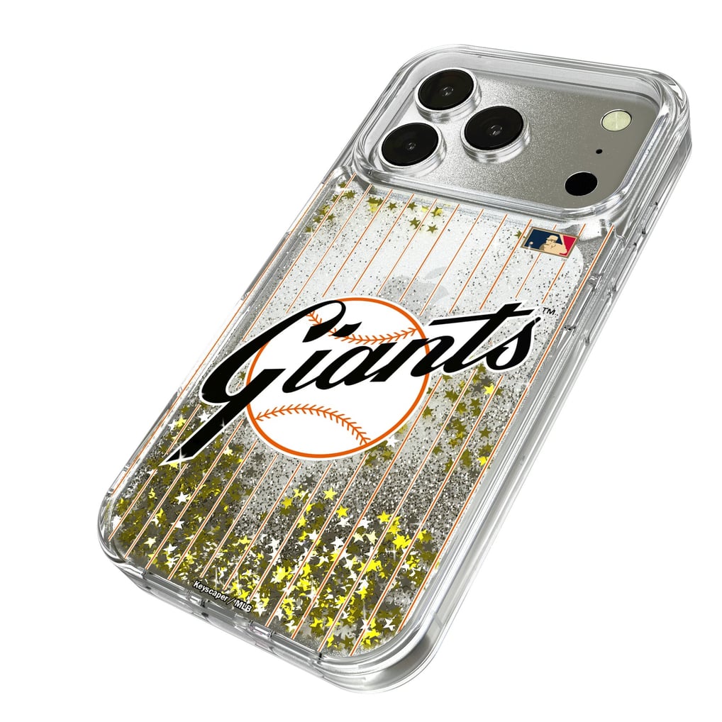 San Francisco Giants 1958-1967 Cooperstown Pinstripe iPhone Glitter Case