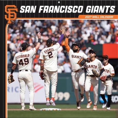 San Francisco Giants 2027 12” x 12” Team Wall Calendar