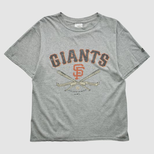 San Francisco Giants Adidas 2006 T-shirt - Heather Gray - M by Fanatics Real Vintage
