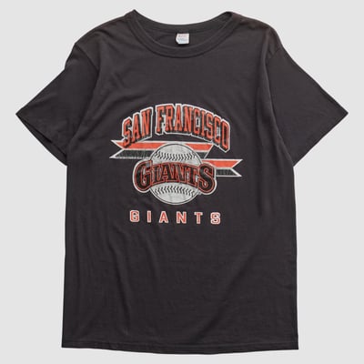 San Francisco Giants Champion 80s T-shirt - Black - M by Fanatics Real Vintage