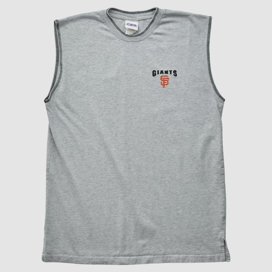 San Francisco Giants CSA 2000s Tank - Heather Gray - M by Fanatics Real Vintage