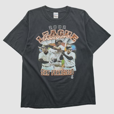 San Francisco Giants Gildan 2002 T-shirt - Black - M by Fanatics Real Vintage