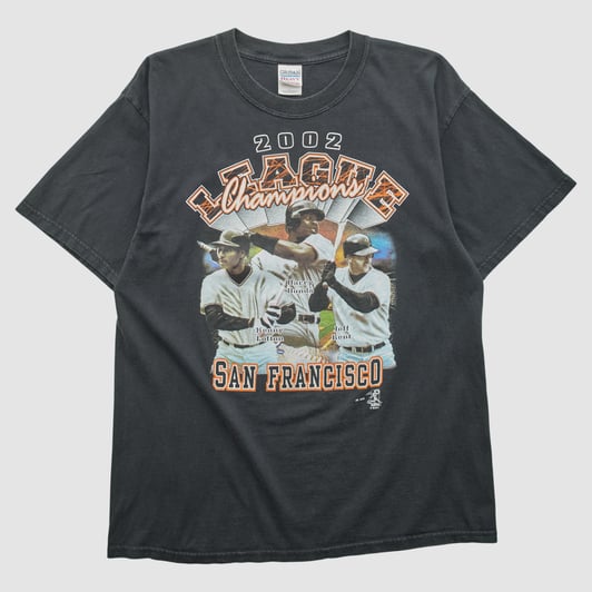 San Francisco Giants Gildan 2002 T-shirt - Black - M by Fanatics Real Vintage