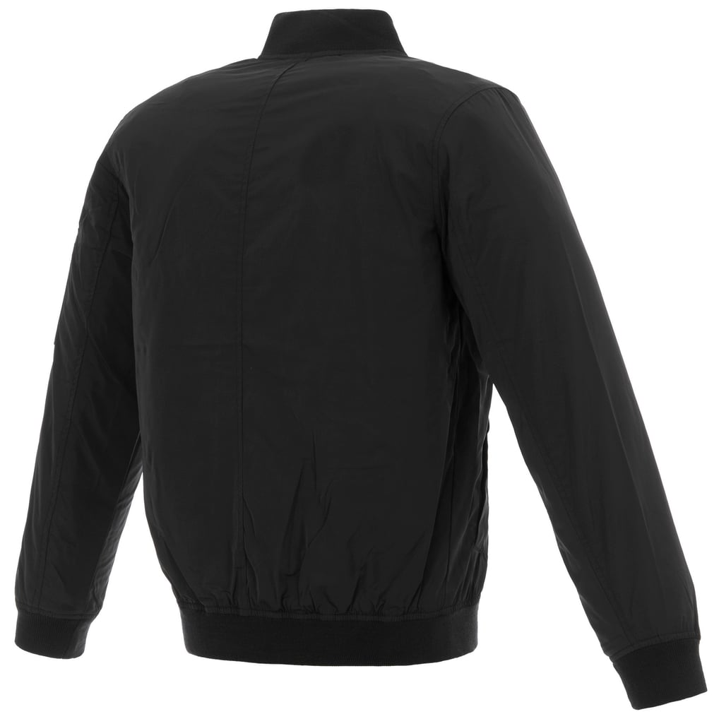 San Francisco Giants JH Design Women's Nylon Bomber Jacket - Black/Pink
