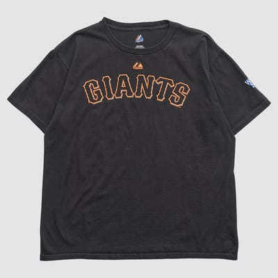 San Francisco Giants Majestic 2010s T-shirt - Black - L by Fanatics Real Vintage