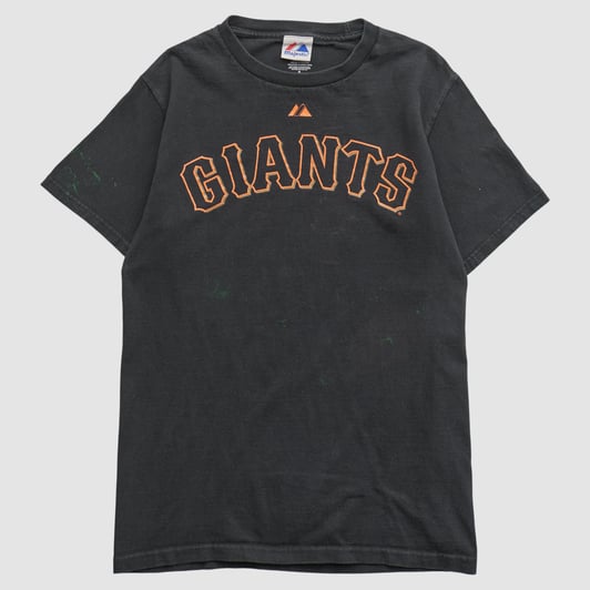 San Francisco Giants Majestic 2010s T-shirt - Black - XS by Fanatics Real Vintage