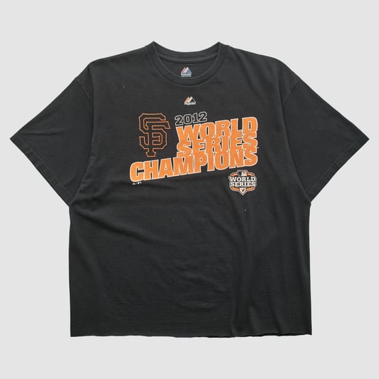 San Francisco Giants Majestic 2012 T-shirt - Black - M by Fanatics Real Vintage