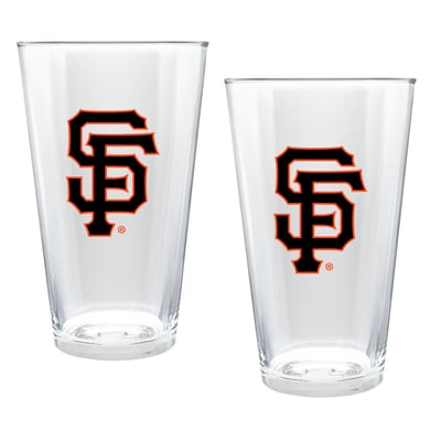 San Francisco Giants Two-Piece 16oz. Double Play Pint Glass Set