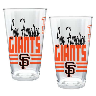 San Francisco Giants Two-Piece 16oz. Heritage Pint Glass Set