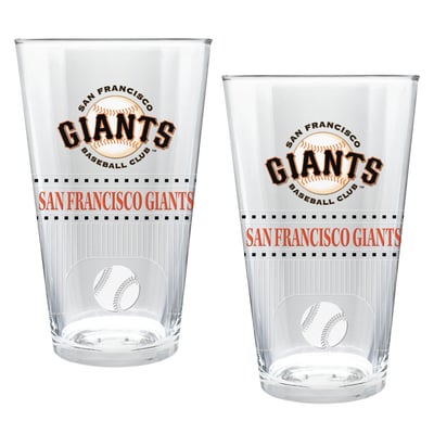 San Francisco Giants Two-Piece 16oz. Stadium Pint Glass Set