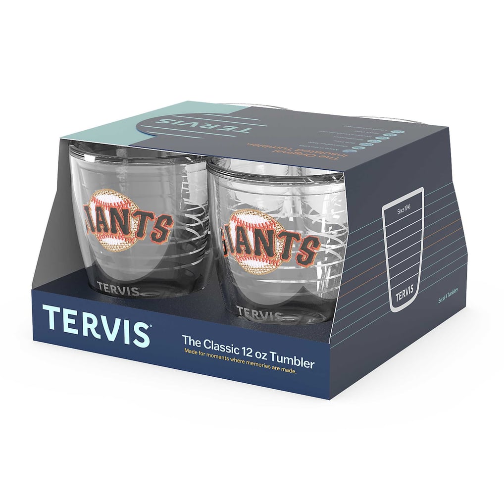 San Francisco Giants Tervis Four-Pack 12oz. Emblem Tumbler Set