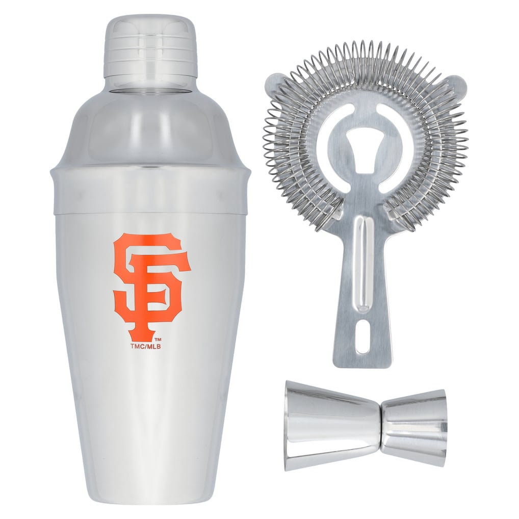 San Francisco Giants The Memory Company Stainless Steel Shaker, Strainer & Jigger Set