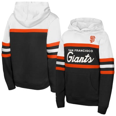  San Francisco Giants Mitchell & Ness Toddler Head Coach Pullover Hoodie - Black