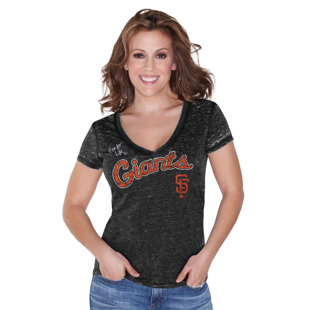Touch by Alyssa Milano San Francisco Giants Ladies Addison T-Shirt - Black