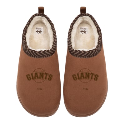 San Francisco Giants ISlide Unisex Tonal Logo Mission Slippers - Tan

